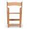 Atlas Commercial Products Wood Folding Chair, Natural with White Pad WFC5NTWC - alternate 3